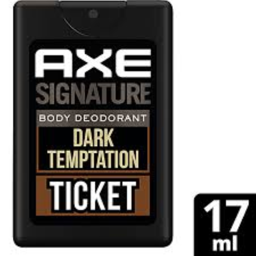 AXE BODYSPRAY TICKET DARK TEMPTATION 17ML